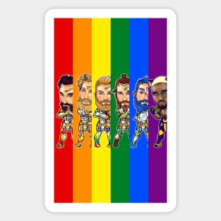 Chibi Flag Pride Sticker